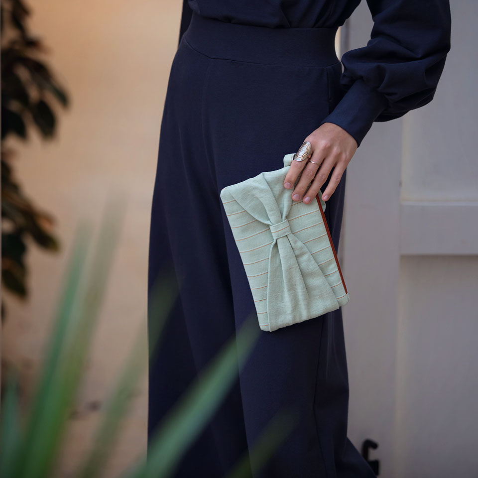Rib Knit, Polar Night Blue
