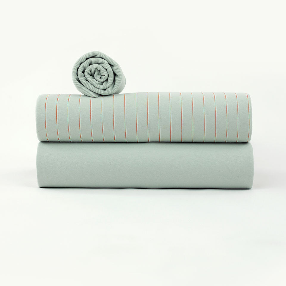 French Terry Solid, Mercury Green