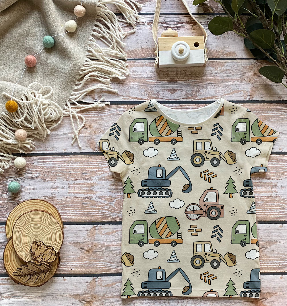 Construction Beige Organic Jersey
