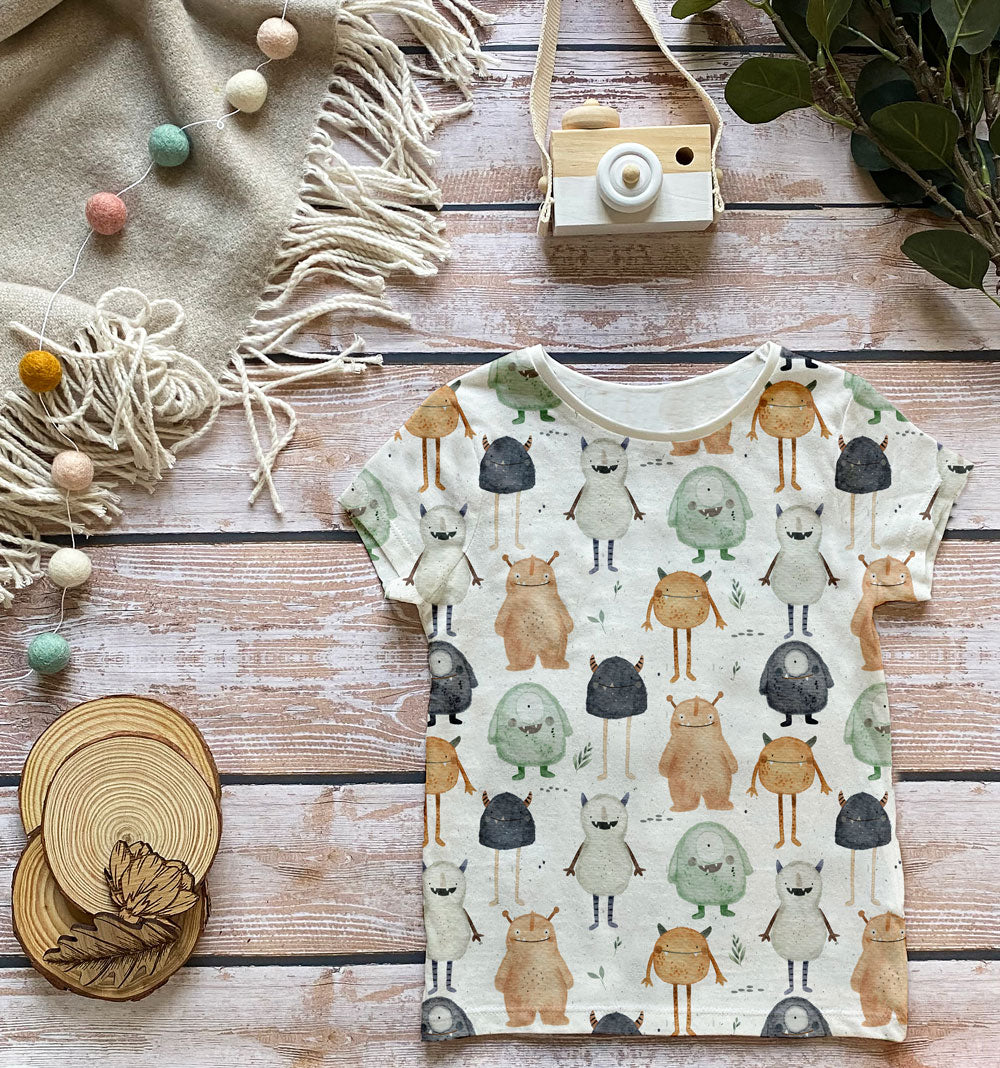 Cute Monsters Organic Jersey