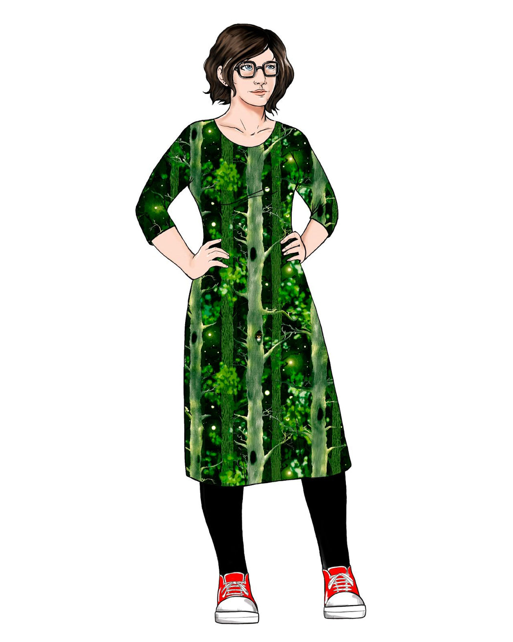 Pomenia Over The Moonlight Organic Jersey, Green