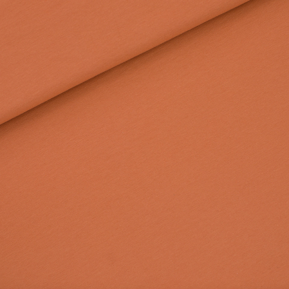 Stretch French Terry Solid, Autumn Leaf Brown