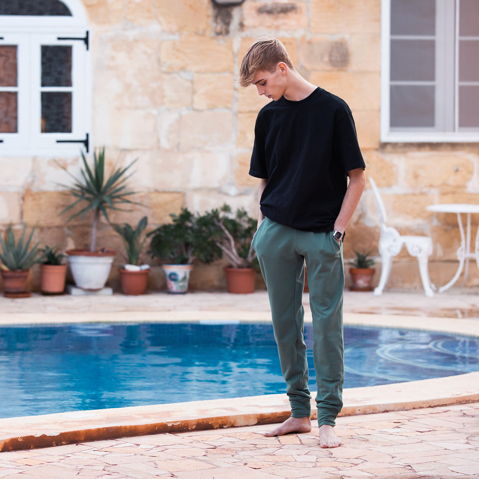 French Terry, Duck Green