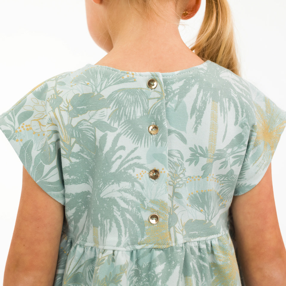 Tree Life French Terry, Country Air Blue