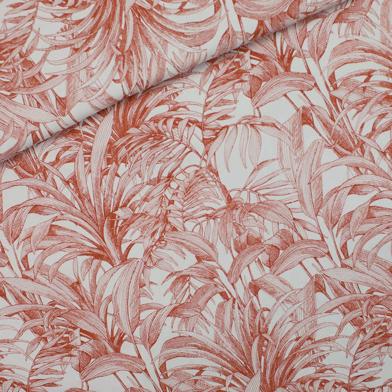Plants Woven Viscose, Glacier Gray