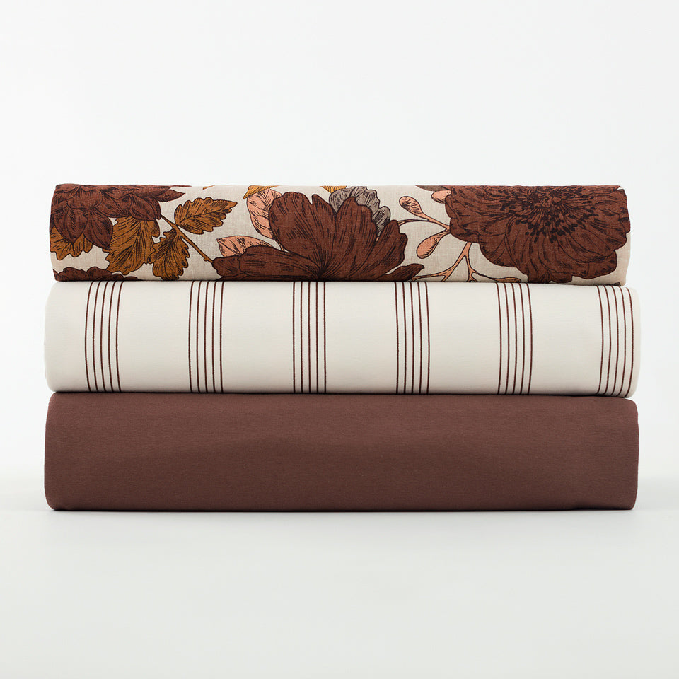 French Terry, Tiramisu Brown