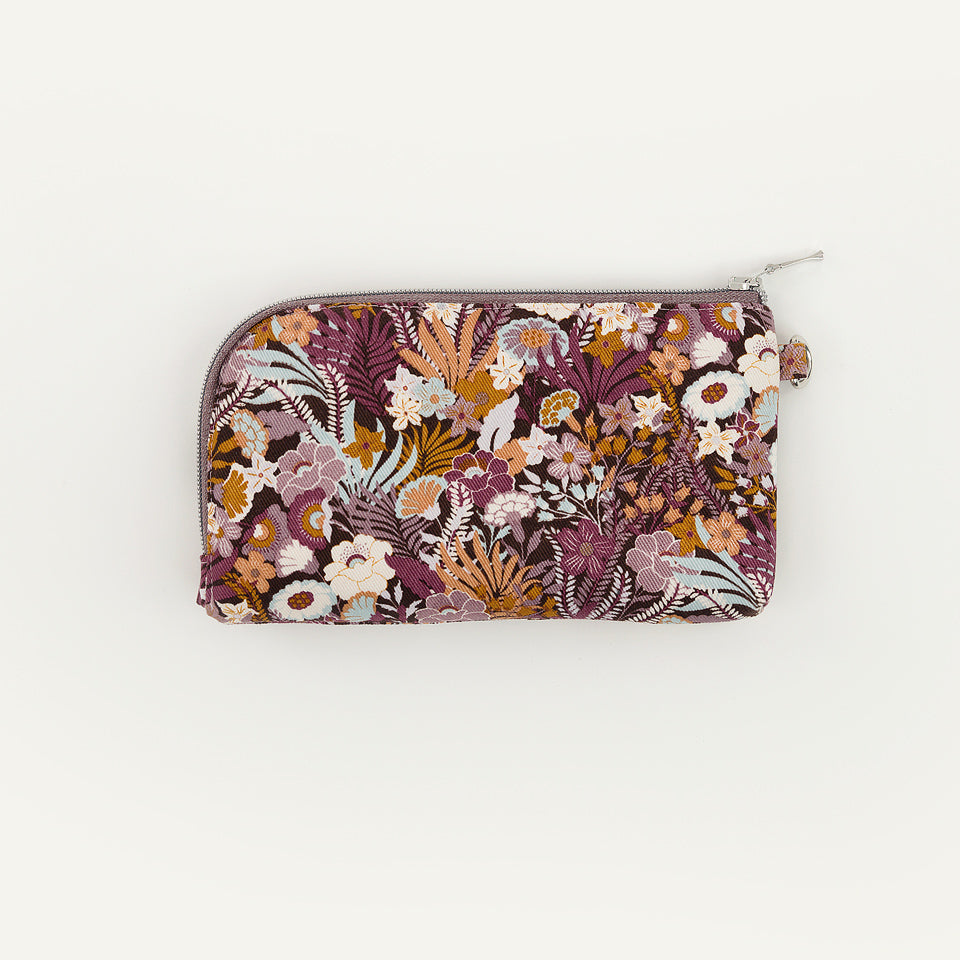 Flower Wealth Cotton Canvas Twill, Nocturne Purple