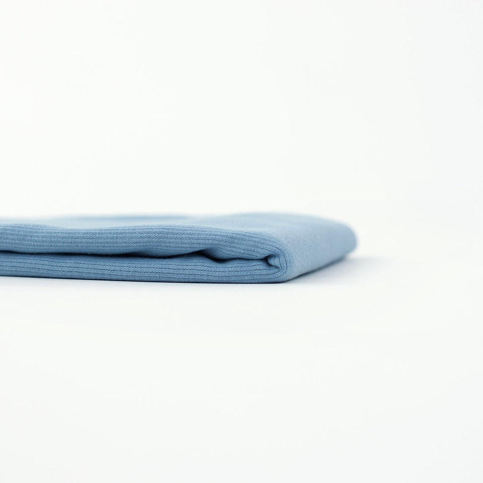 Rib Knit, Spring Lake Blue