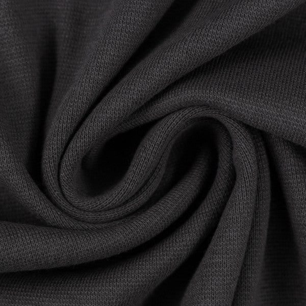 Dark Gray Ribbing, 240 gsm
