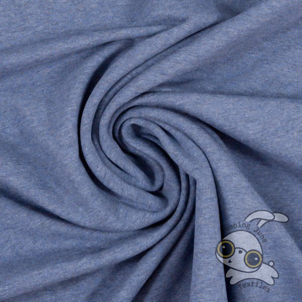 Melange Blue Sweatshirt Fleece