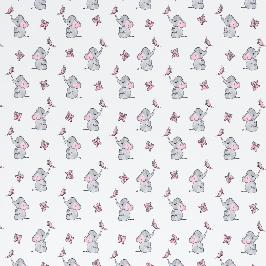 Elephants and Butterflies Jersey, White
