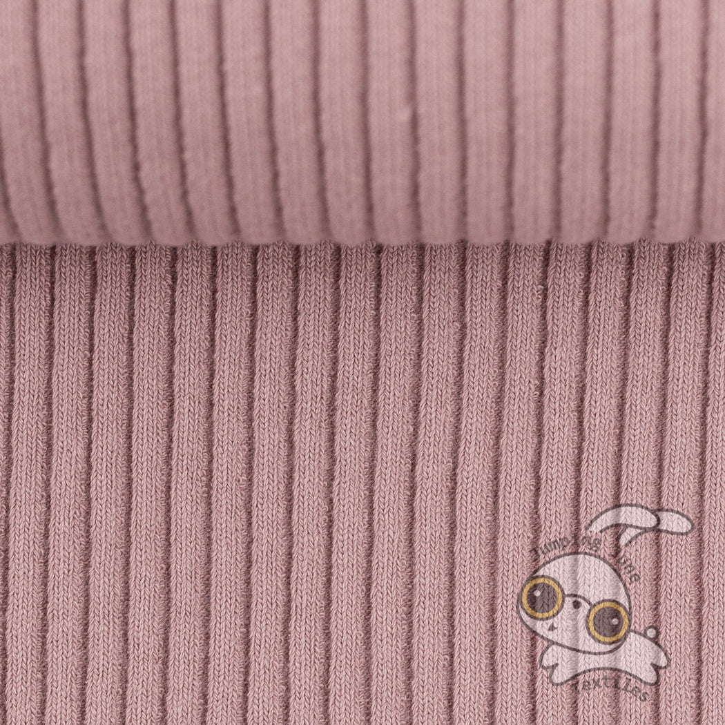 Mauve Pink 4x4 Heavy Ribbing, *Limited Fall Collection*