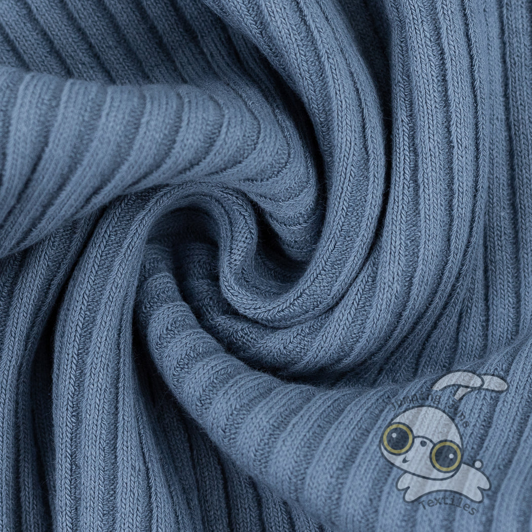 Faded Denim 4x4 Heavy Ribbing, *Limited Fall Collection*