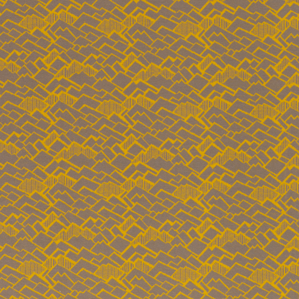 Ridge Jacquard Knit, Gray-Goldenrod