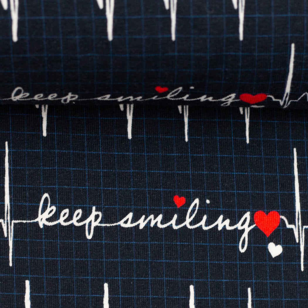 Keep Smiling Jersey, Navy