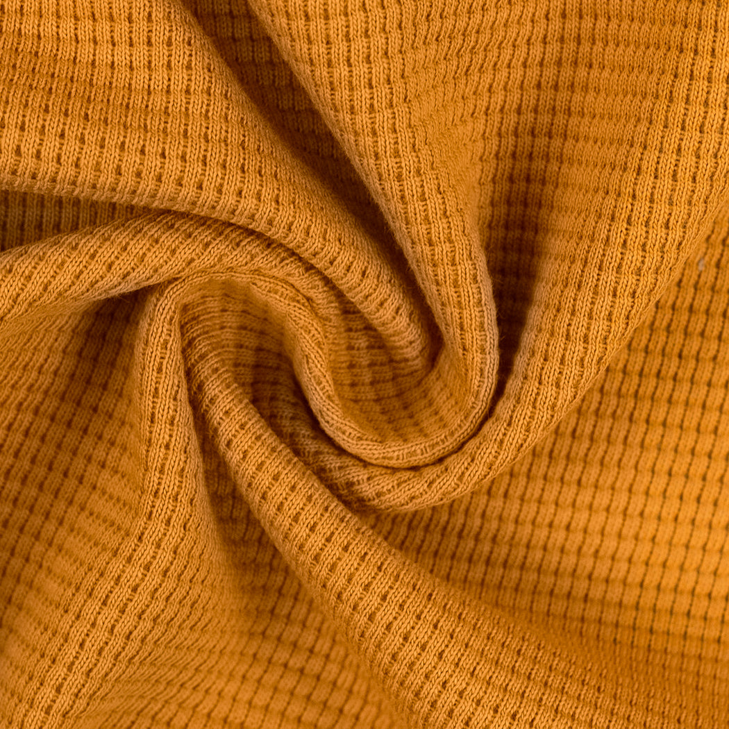 Waffle Knit, Ochre