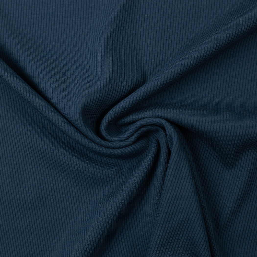 Dark Petrol Ribbed Knit