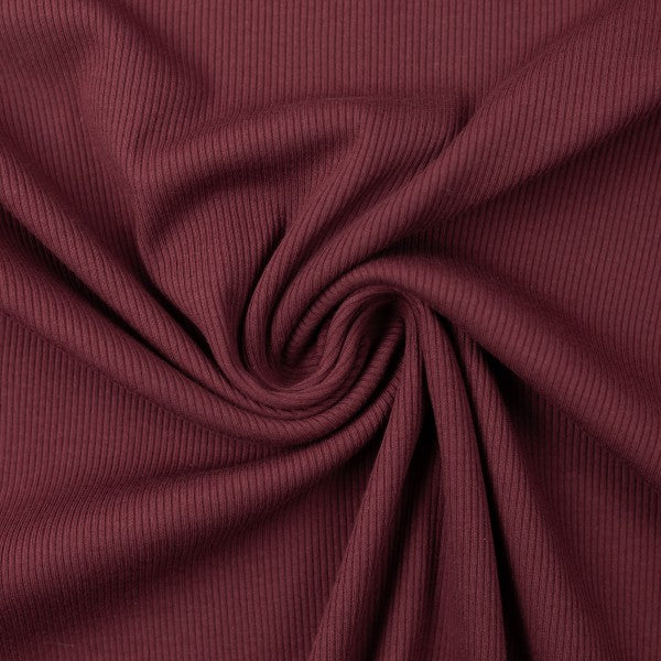 Bordeaux Ribbed Knit