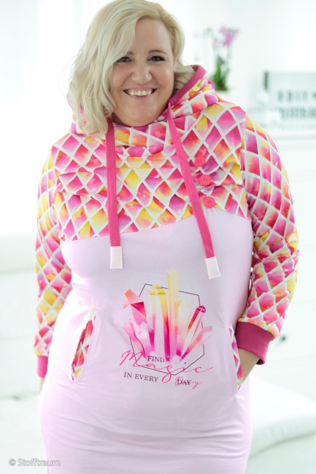 Crystal Diamonds Jersey, Pink