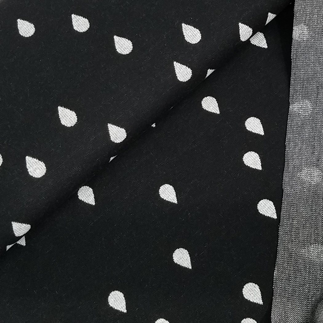 Hamburger Liebe GLAM Drops Organic Jacquard, Black-Silver