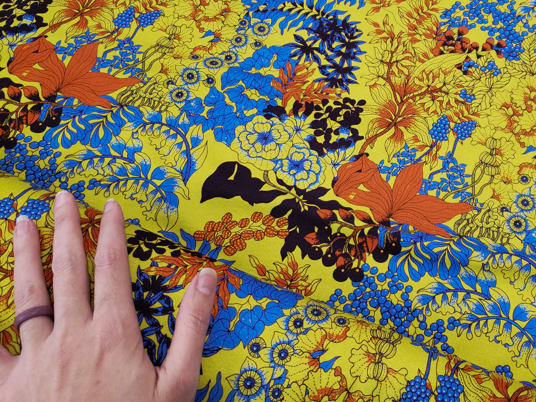 Dusk Organic Jersey, Yellow by Znok Design