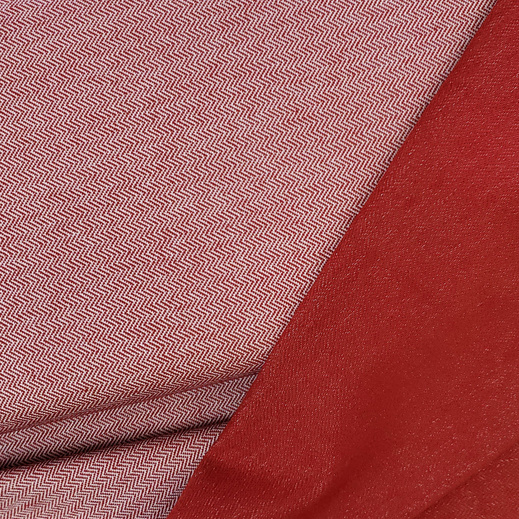 Mauro Chevron Jacquard Knit, Red