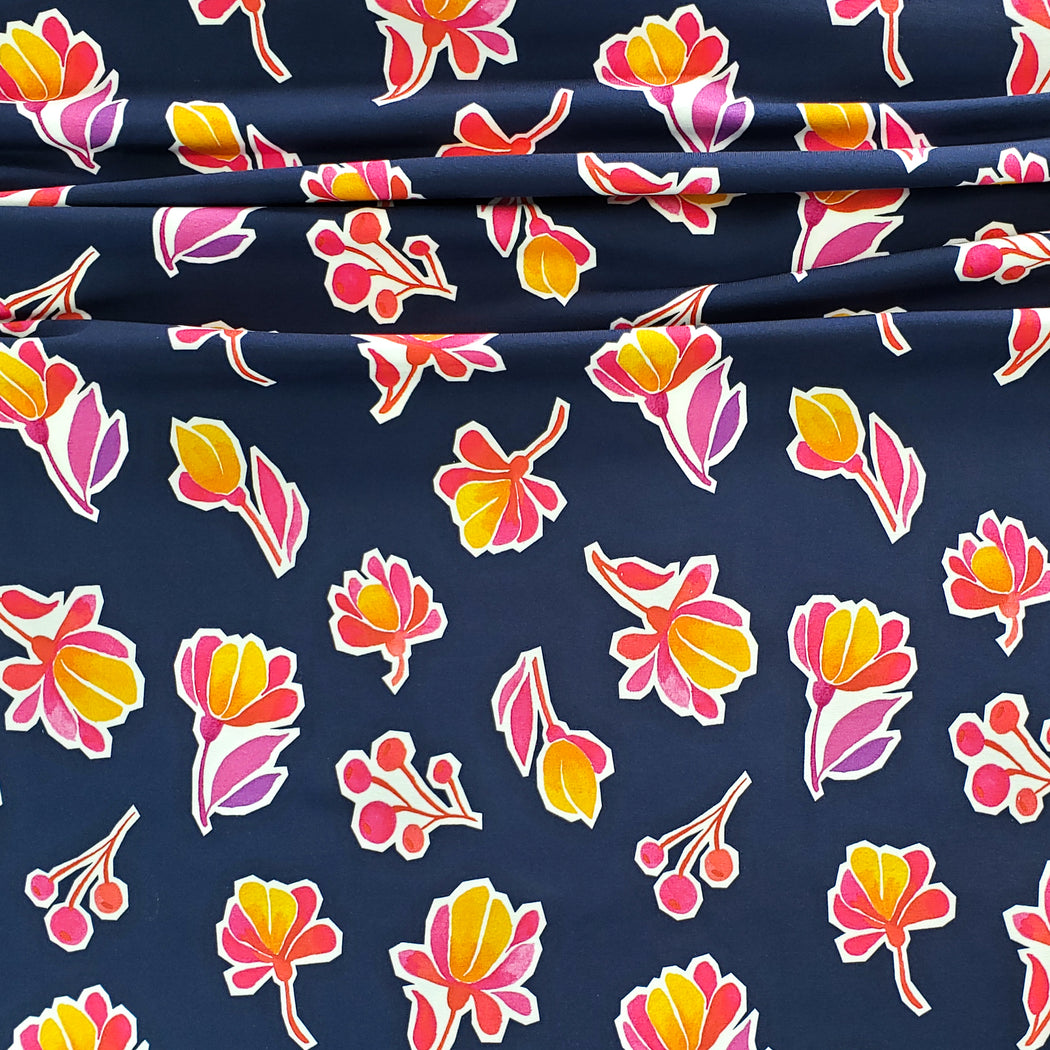 Life Loves You Magnolia Organic Jersey, Navy
