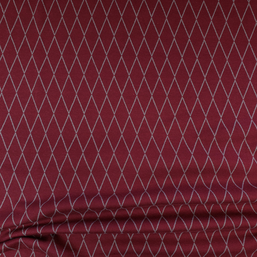 Cozy Collection Diamond Jacquard, Bordeaux