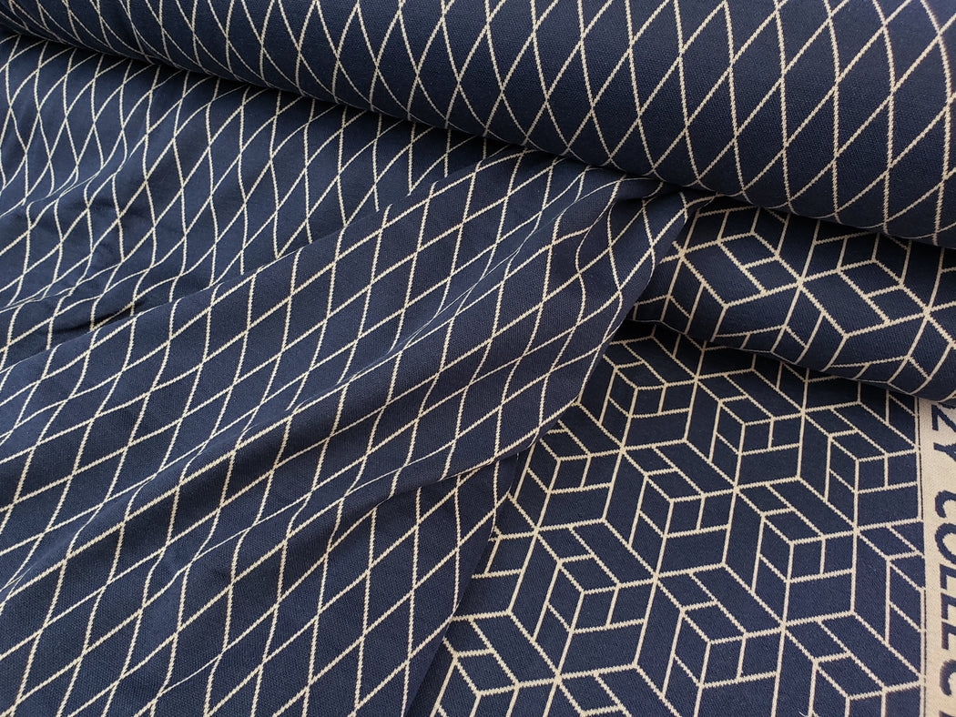 Cozy Collection Box Jacquard, Navy