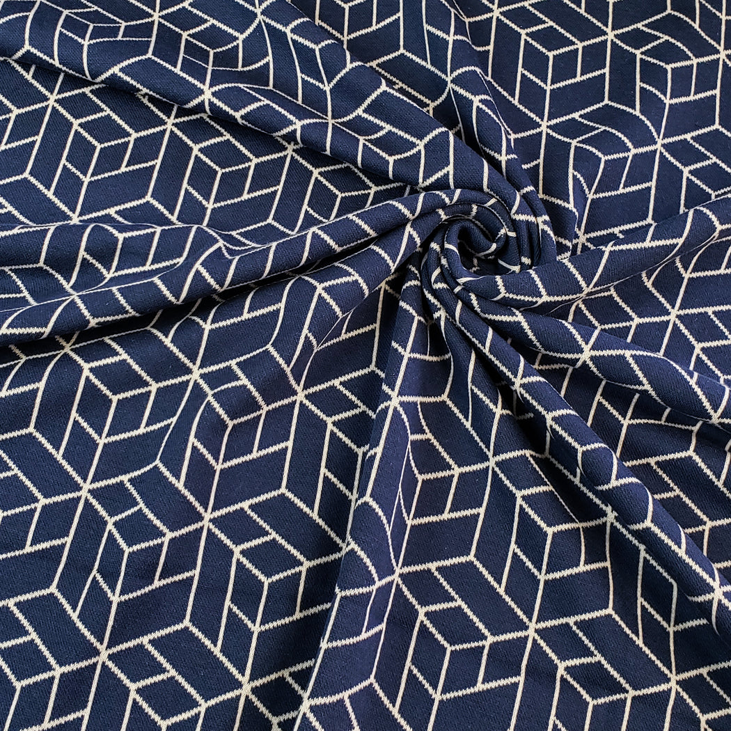 Cozy Collection Box Jacquard, Navy