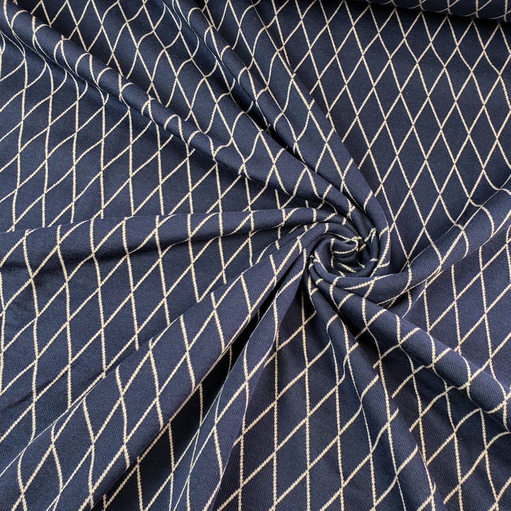 Cozy Collection Diamond Jacquard, Navy