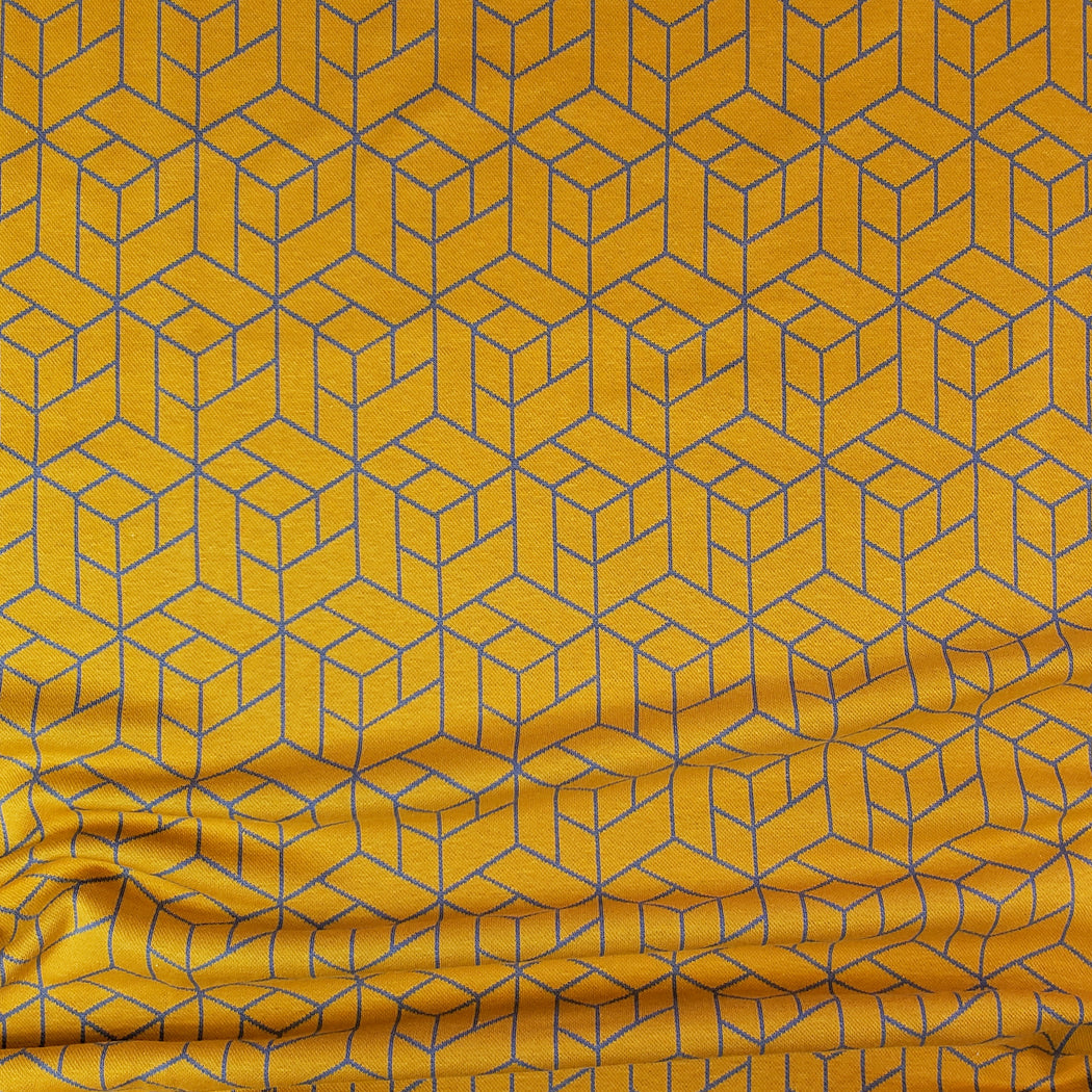 Cozy Collection Box Jacquard, Mustard