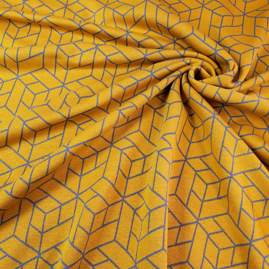 Cozy Collection Box Jacquard, Mustard