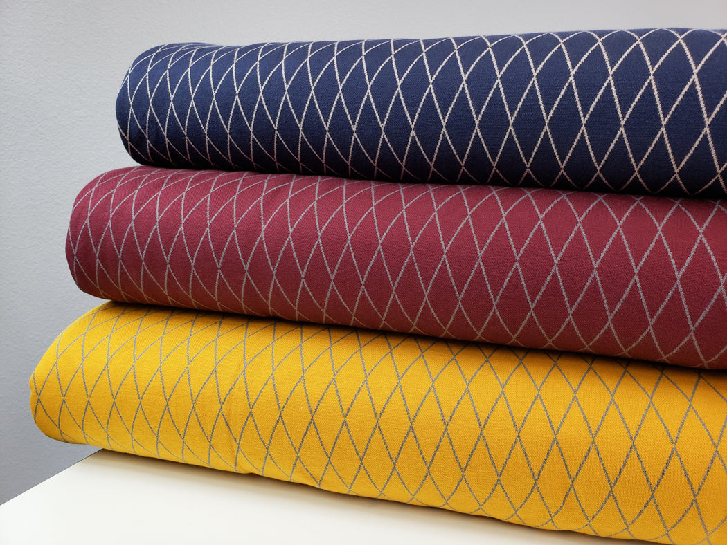 Cozy Collection Diamond Jacquard, Mustard
