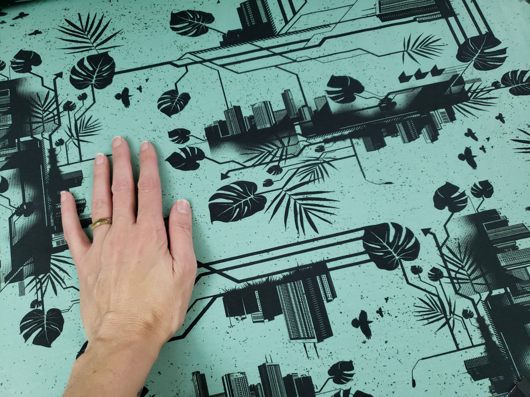Urban Jungle City Jersey, Spearmint