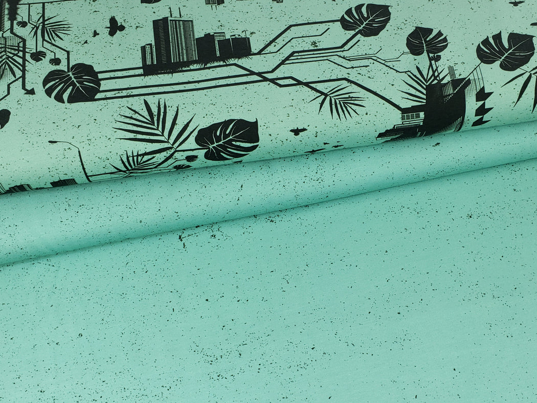 Urban Jungle City Jersey, Spearmint