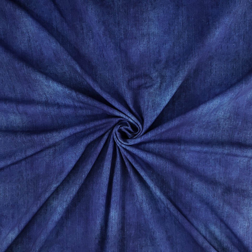 Denim-Look Jersey, Cobalt