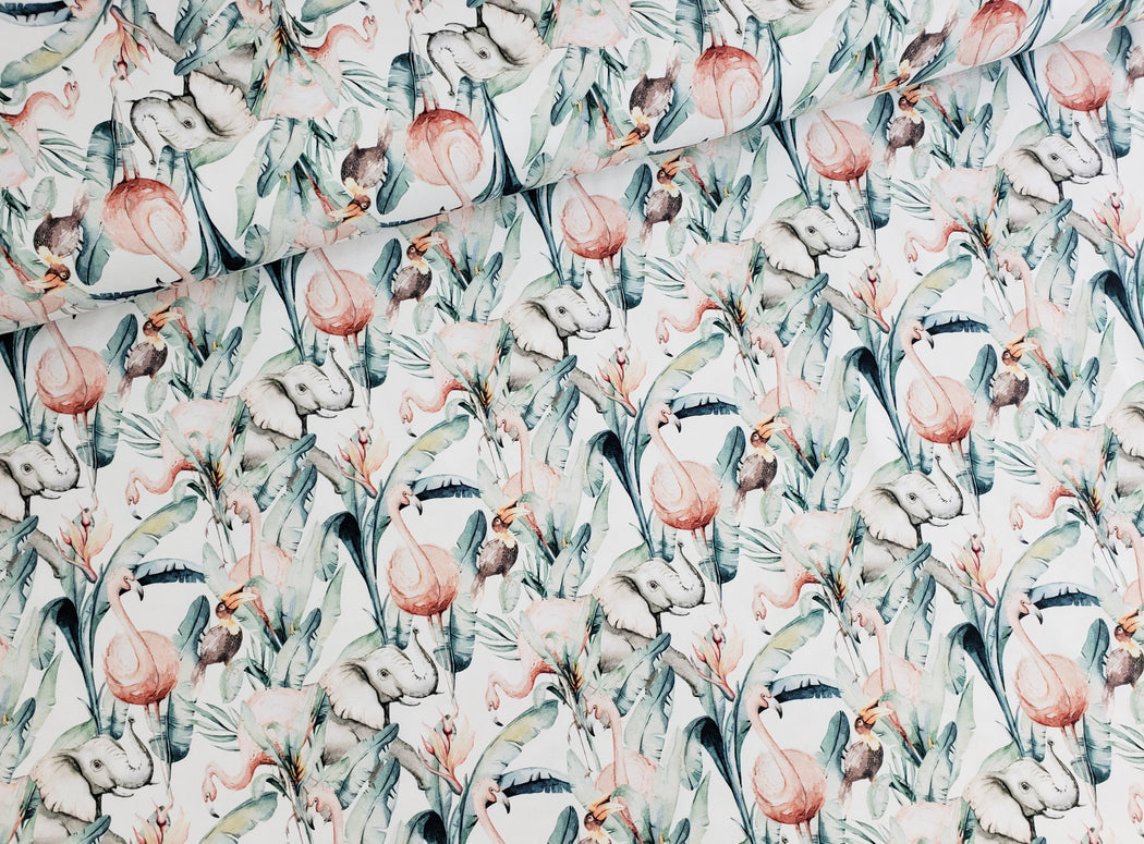 Elephants & Flamingos Jersey