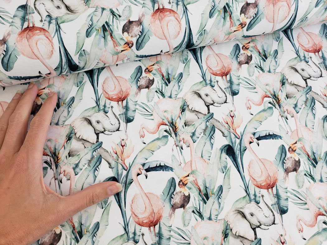 Elephants & Flamingos Jersey