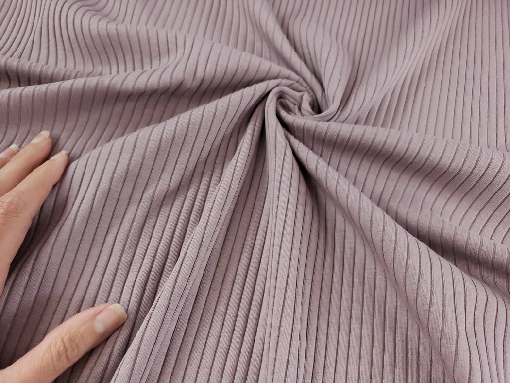 8x4 Rib Knit, Purple Dove