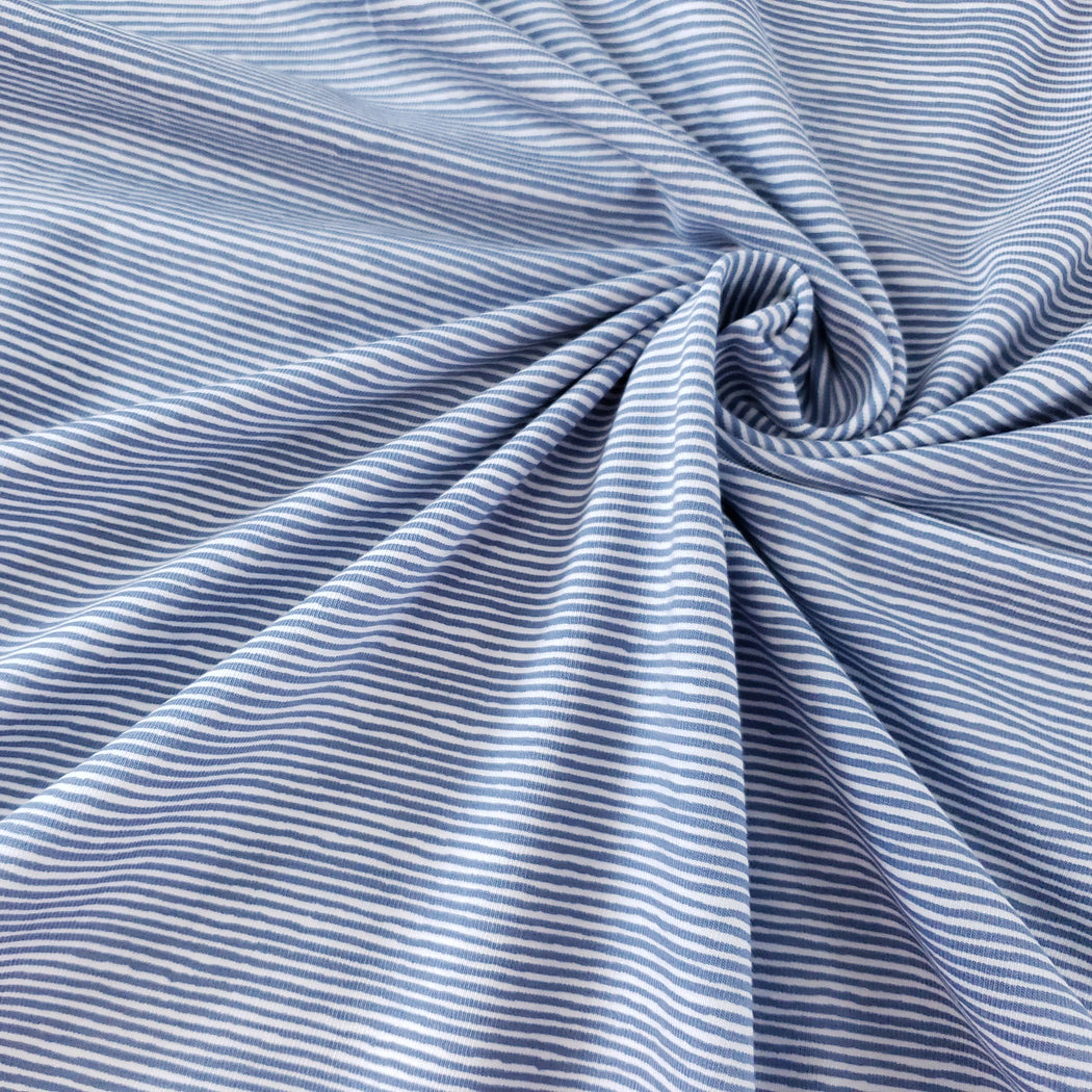 Sketch Micro Stripes Jersey, Blue