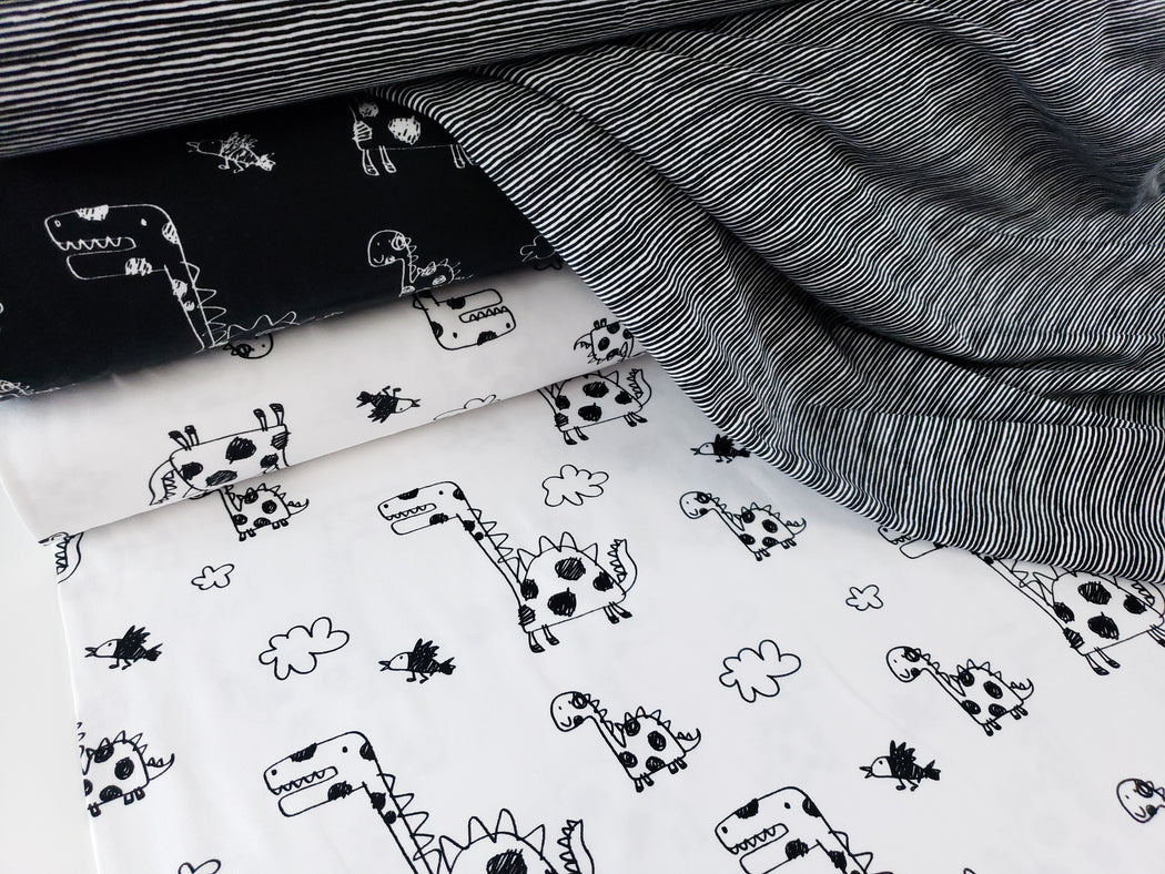 Sketch Dinos Jersey, White