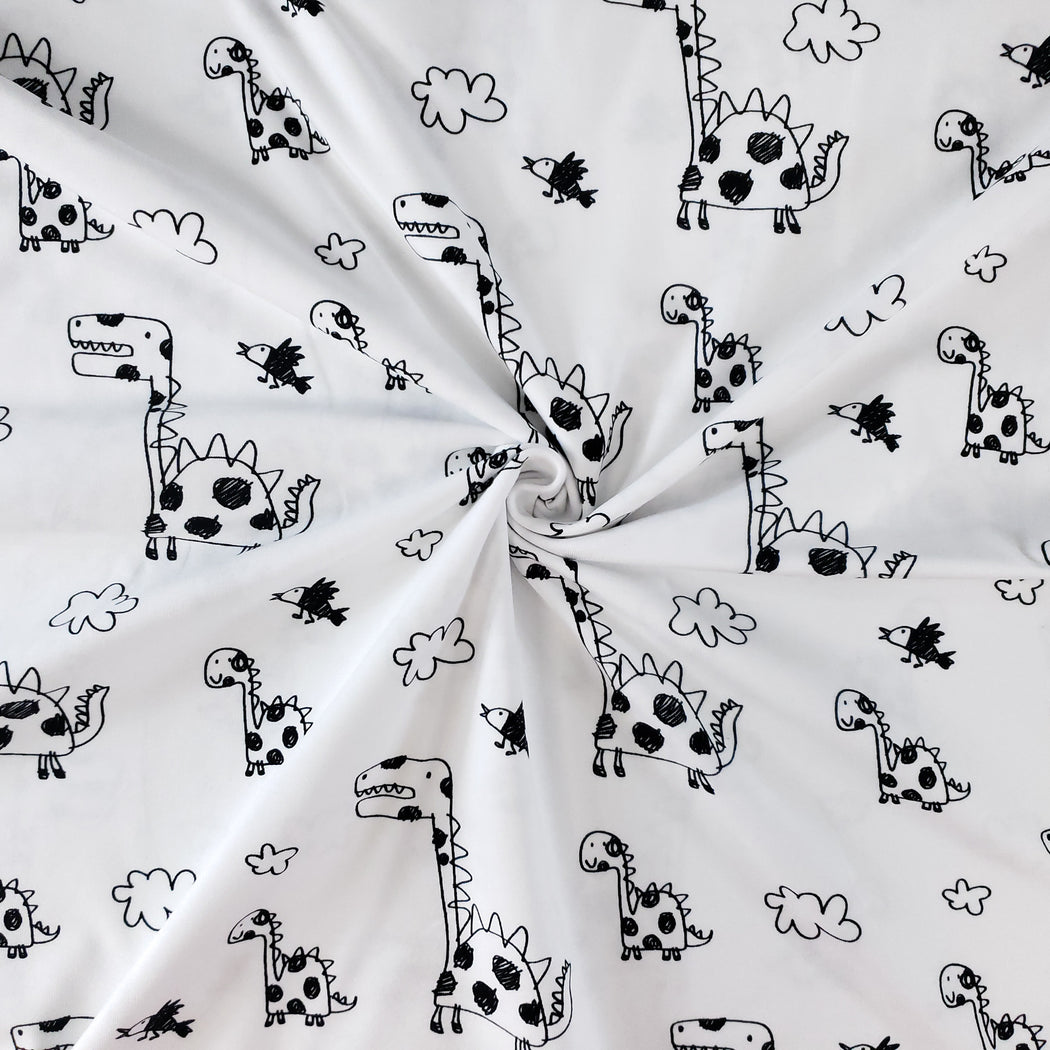 Sketch Dinos Jersey, White