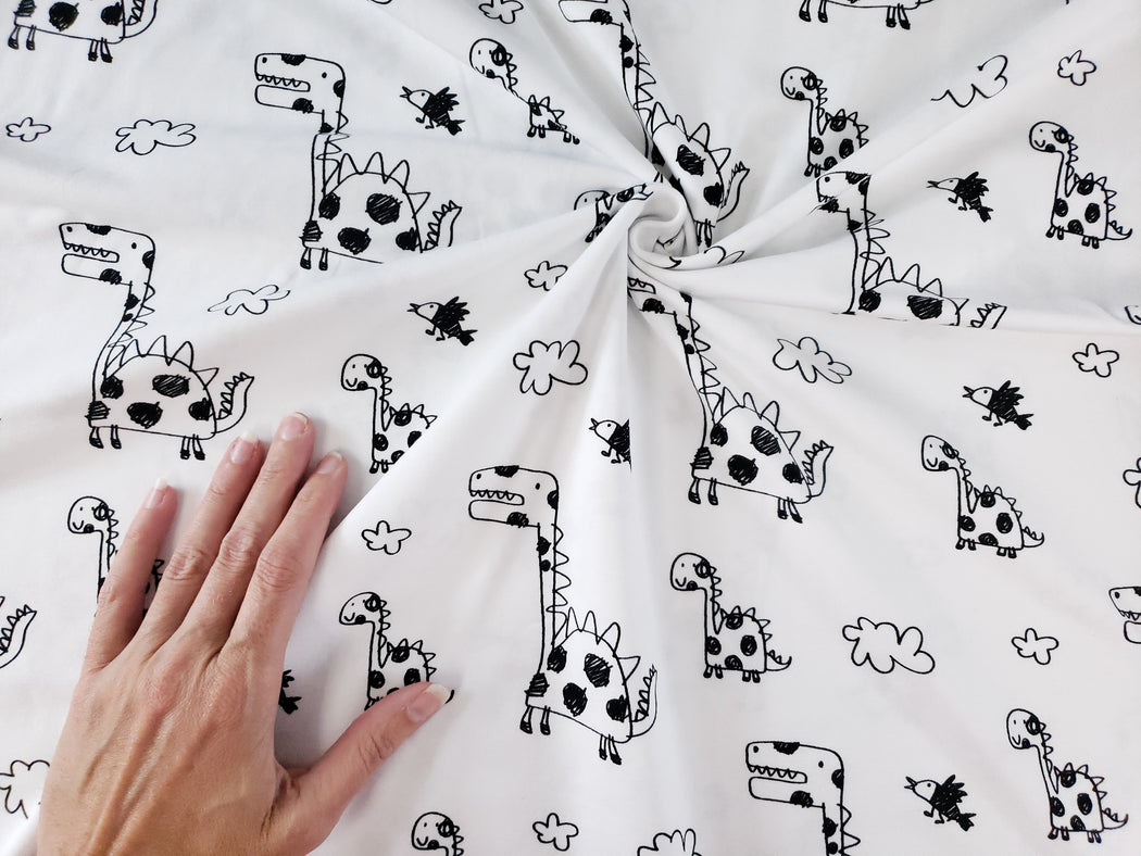 Sketch Dinos Jersey, White