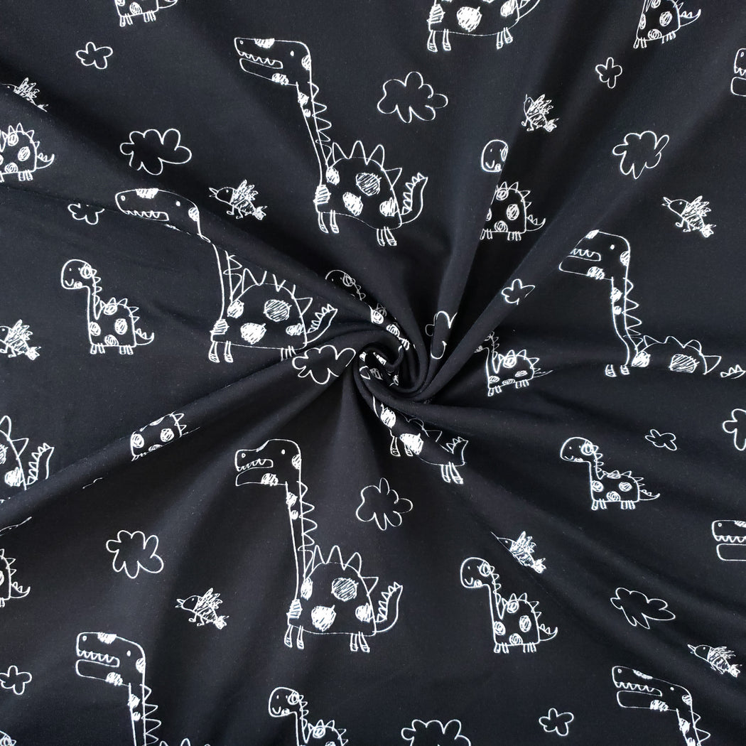 Sketch Dinos Jersey, Black