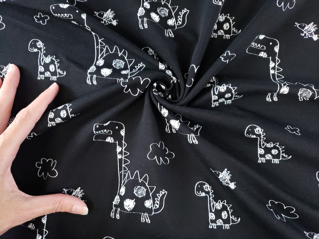 Sketch Dinos Jersey, Black