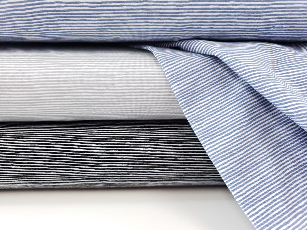 Sketch Micro Stripes Jersey, Blue