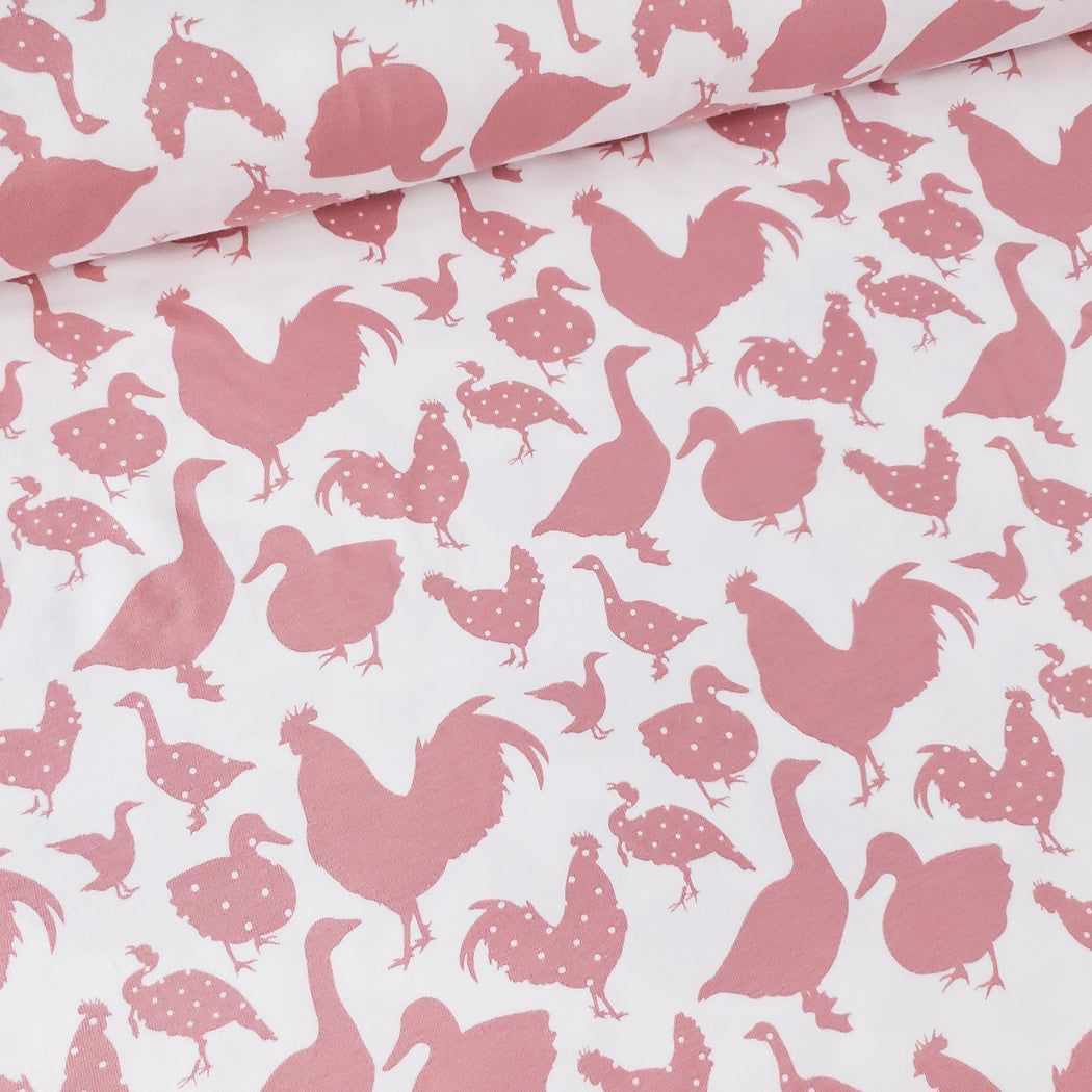 Farm Birds Jersey, Pink