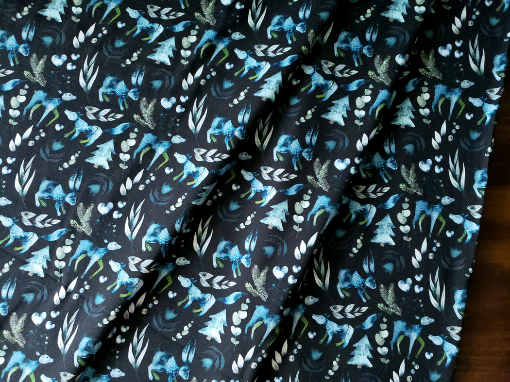 Nordic Forest Animals Organic Jersey