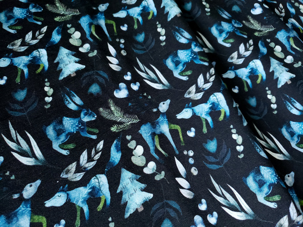 Nordic Forest Animals Organic Jersey